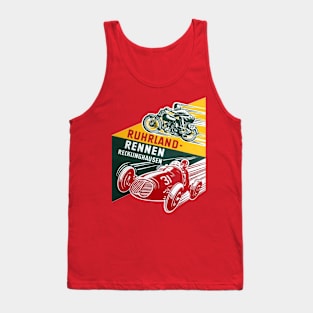 Germany Vintage Car and Motorcycle Racing Tank Top